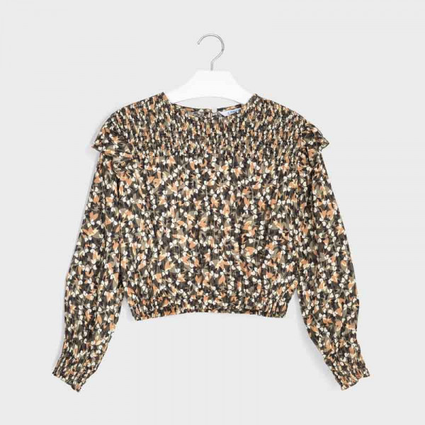 Mayoral Μπλουζα σταμπωτη λουρεξ πρασινο 10-07140-046 7140