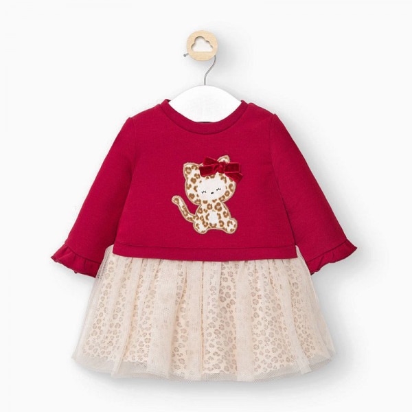 Mayoral Φορεμα φουστα φραγκοσταφ 10-02877-093 2877