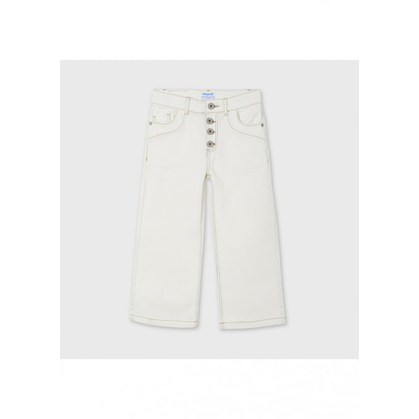 Mayoral Παντελονι cropped καπαρντινε εκρου 21-06546-004 6546