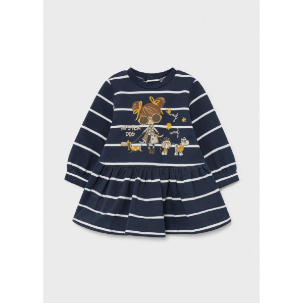 Mayoral Φορεμα φουτερ μπλε σκουρ 11-02929-010 2929