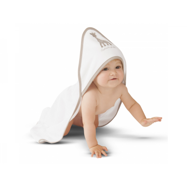 Sophie La Girafe Σόφι Πετσέτα με κουκούλα S850735