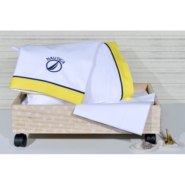 Nautica Σεντόνια Λίκνου Σετ 2τ 80x100 49-9704/917