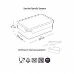 A little lovely company Δοχείο φαγητού Bento με χωρίσματα- 1,2 L  Animal Friends BBAFYE77