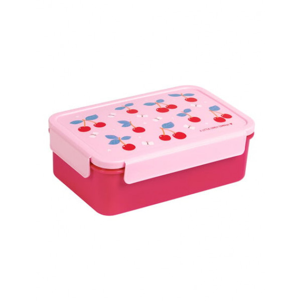 A Little Lovely Company Δοχείο Φαγητού Bento Με Χωρίσματα- 1,2 L- Cherries BBCHPI78
