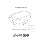 A Little Lovely Company Δοχείο Φαγητού Bento Με Χωρίσματα 1,2 L Flower Garden BBFGMU79