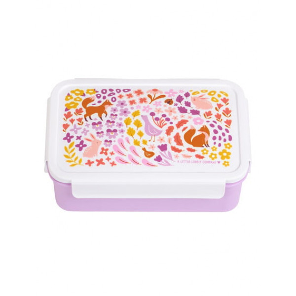 A Little Lovely Company Δοχείο Φαγητού Bento Με Χωρίσματα- 1,2 L- Flower Garden BBFGMU79