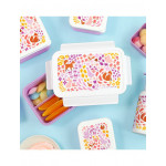 A Little Lovely Company Δοχείο Φαγητού Bento Με Χωρίσματα- 1,2 L- Flower Garden BBFGMU79