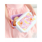 A Little Lovely Company Δοχείο Φαγητού Bento Με Χωρίσματα- 1,2 L- Flower Garden BBFGMU79