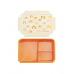 A little lovely company Δοχείο φαγητού Bento με χωρίσματα Rainbows BBRAOR63
