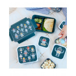 A little lovely company Δοχείο φαγητού Bento με χωρίσματα- 1,2 L  Robots BBROBU82