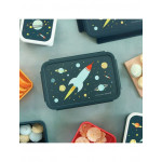 A little lovely company Δοχείο φαγητού Bento Lunch box Space BBSPBU64