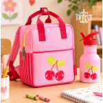 A Little Lovely Company Tσάντα πλάτης παιδικού σταθμού - Happy Cherries BPHCPI97