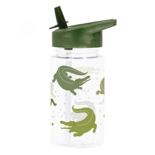 A Little Lovely Company Παγούρι 450ml Crocodiles DBCRGR63