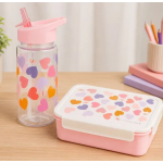 A Little Lovely Company Παιδικό Παγούρι από Tritan 450ml-Hearts DBHEMU93 A Little Lovely Company Παιδικό Παγούρι από Tritan 450ml-Hearts DBHEMU93