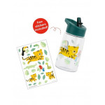 A Little Lovely Company Παγούρι Tritan 450ml Jungle tiger DBJTGR09