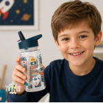 A little lovely company Παιδικό Παγούρι από Tritan 450ml-Robots DBROBU95