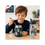 A little lovely company Παιδικό Παγούρι από Tritan 450ml-Robots DBROBU95