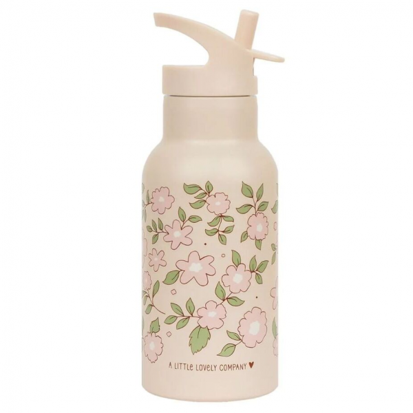 A Little Lovely Company Μπουκάλι με διπλό τοίχωμα από ανοξείδωτο ατσάλι 350ml Blossoms Pink DBSSBP58