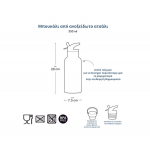 A Little Lovely Company Μπουκάλι Με Διπλό Τοίχωμα Από Ανοξείδωτο Ατσάλι 350ml Forest Friends DBSSFF41