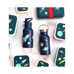 A Little Lovely Company Μπουκάλι Με Διπλό Τοίχωμα Από Ανοξείδωτο Ατσάλι 350ml Space DBSSSP39