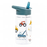 A Little Lovely Company Παγούρι 450ml Vehicles DBVEBU62 A Little Lovely Company Παγούρι 450ml Vehicles DBVEBU62