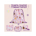 A Little Lovely Company Tσάντα πλάτης γυμναστηρίου Prinicesses DRPRPU10 A Little Lovely Company Tσάντα πλάτης γυμναστηρίου Prinicesses DRPRPU10