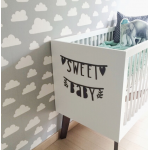 A Little Lovely Company Διακοσμητικά Σημαιάκια  Γράμματα Black GALE001