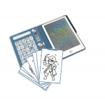 A Little Lovely Company kidy wolf Tablet ζωγραφικής με οθόνη LCD (30 κάρτες) oceans & pirates KWD-181450