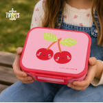 A little lovely company Δοχείο φαγητού Bento με χωρίσματα- 900ml Happy Cherries LBHCPI61 A little lovely company Δοχείο φαγητού Bento με χωρίσματα- 900ml Happy Cherries LBHCPI61