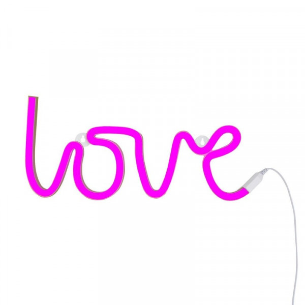 A little lovely company Neon φωτάκι Love pink LTNE043