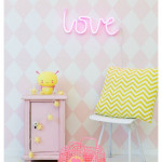 A little lovely company Neon φωτάκι Love pink LTNE043