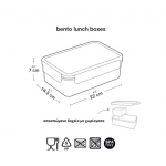 A little lovely company Δοχείο φαγητού Bento Lunch box Crocodiles SBCRGR54