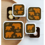 A little lovely company Δοχείο φαγητού Lunch box set Bears SBSEBE43