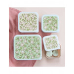 A little lovely company Δοχείο φαγητού Lunch box Blossoms - sage SBSEBL44