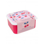 A Little Lovely Company Σετ 4 Δοχεία Φαγητού Lunch & Snack Box -Cherries SBSECH82