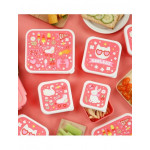 A little lovely company: Σετ 4 δοχεία φαγητού Lunch & Snack Box - Fun SBSEFU75