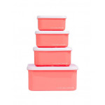 A little lovely company: Σετ 4 δοχεία φαγητού Lunch & Snack Box - Fun SBSEFU75