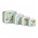 A little lovely company Δοχείο φαγητού Lunch box set Joy SBSEJO62