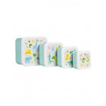 A little lovely company Σετ 4 δοχεία φαγητού Lunch & Snack Box -Jungle SBSEJUMI87 A little lovely company Σετ 4 δοχεία φαγητού Lunch & Snack Box -Jungle SBSEJUMI87