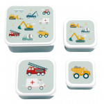 A little lovely company Δοχείο φαγητού Lunch box set Vehicles SBSEVE58