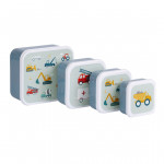 A little lovely company Δοχείο φαγητού Lunch box set Vehicles SBSEVE58