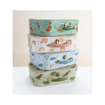 A Little Lovely Company Βαλιτσάκια σετ 2 τμχ  Forest Friends SCFOMI22 A Little Lovely Company Βαλιτσάκια σετ 2 τμχ  Forest Friends SCFOMI22