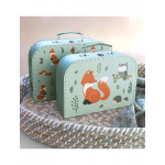 A Little Lovely Company Βαλιτσάκια σετ 2 τμχ  Forest Friends SCFOMI22 A Little Lovely Company Βαλιτσάκια σετ 2 τμχ  Forest Friends SCFOMI22