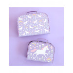 A Little Lovely Company Βαλιτσάκια σετ 2 τμχ Unicorn dreams SCUDPU25 A Little Lovely Company Βαλιτσάκια σετ 2 τμχ Unicorn dreams SCUDPU25