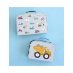 A Little Lovely Company Βαλιτσάκια σετ 2 τμχ Vehicles SCVEBU26 A Little Lovely Company Βαλιτσάκια σετ 2 τμχ Vehicles SCVEBU26