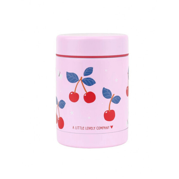 A little lovely comany Θερμός φαγητού από ανοξείδωτο ατσάλι 300ml Cherries SSFJCH01