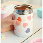 A little lovely comany Θερμός φαγητού από ανοξείδωτο ατσάλι 300ml Hearts SSFJHE05 A little lovely comany Θερμός φαγητού από ανοξείδωτο ατσάλι 300ml Hearts SSFJHE05