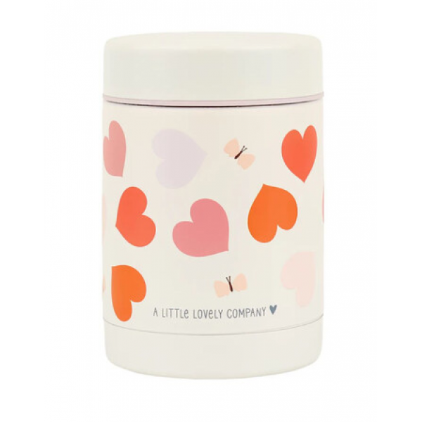 A little lovely comany Θερμός φαγητού από ανοξείδωτο ατσάλι 300ml Hearts SSFJHE05