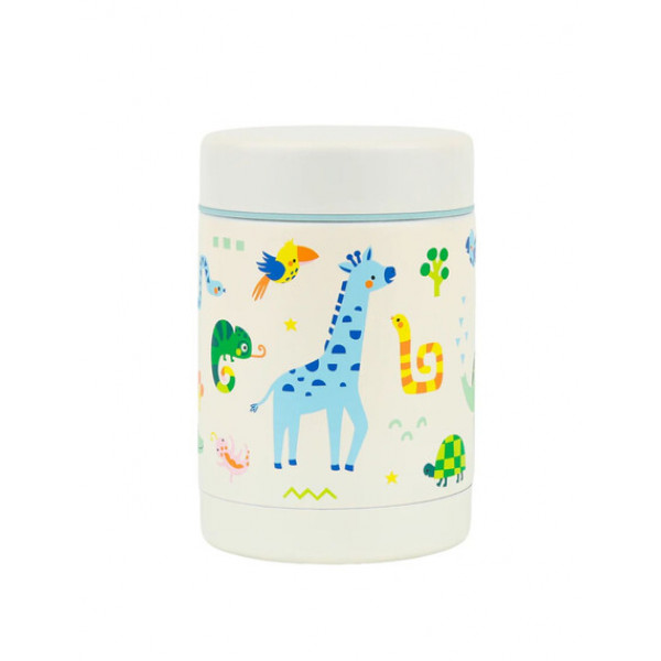 A little lovely comany Θερμός φαγητού από ανοξείδωτο ατσάλι 300ml Jungle SSFJJU04