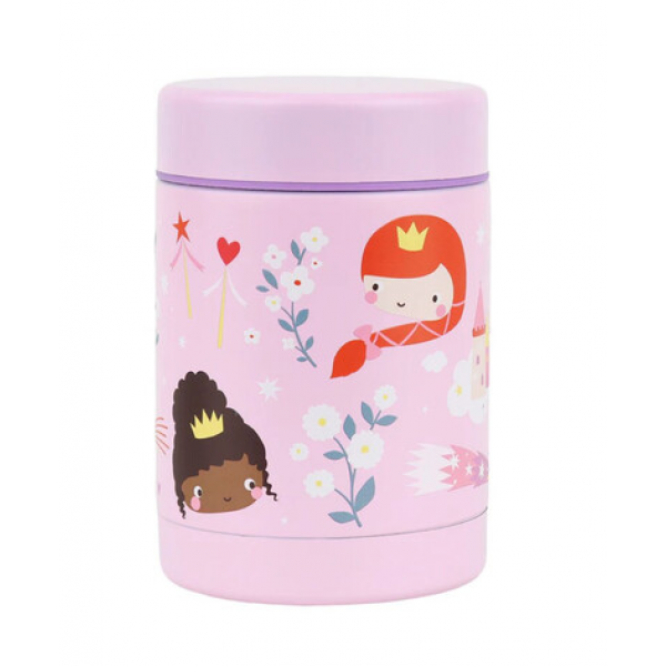 A little lovely comany Θερμός φαγητού από ανοξείδωτο ατσάλι 300ml Princesses SSFJPR06